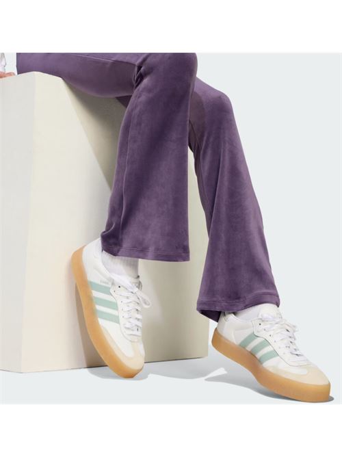 velour pants ADIDAS ORIGINAL | JX2842AURPLU/WHITE